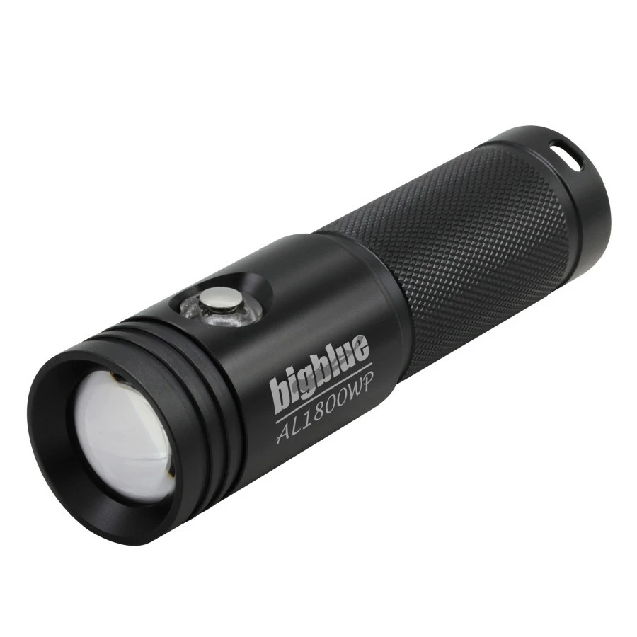 Phare AL1800 WP BIGBLUE - Lampe de Plongée Puissante et Étanche avec Accu