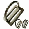Anneau ESM Inox En D Avec Passe Sangle pour Ceinture de Plongée - Accessoire de Plongée Durable
