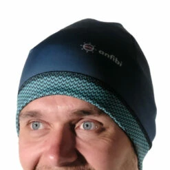 Bonnet ANFIBI Vert Noir - Accessoire de Plongée Haut de Gamme