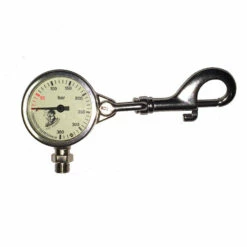 Manomètre 360B OCEAMA Avec Mousqueton - Manomètre de Plongée Professionnel