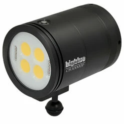 Phare CB30000P BIGBLUE - Lampe de Plongée Puissante pour Photo/Vidéo Sous-Marine