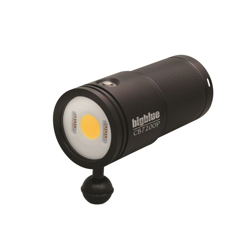 Phare CB7200P BIGBLUE - Lampe de Plongée Puissante pour Photo et Vidéo Sous-Marine
