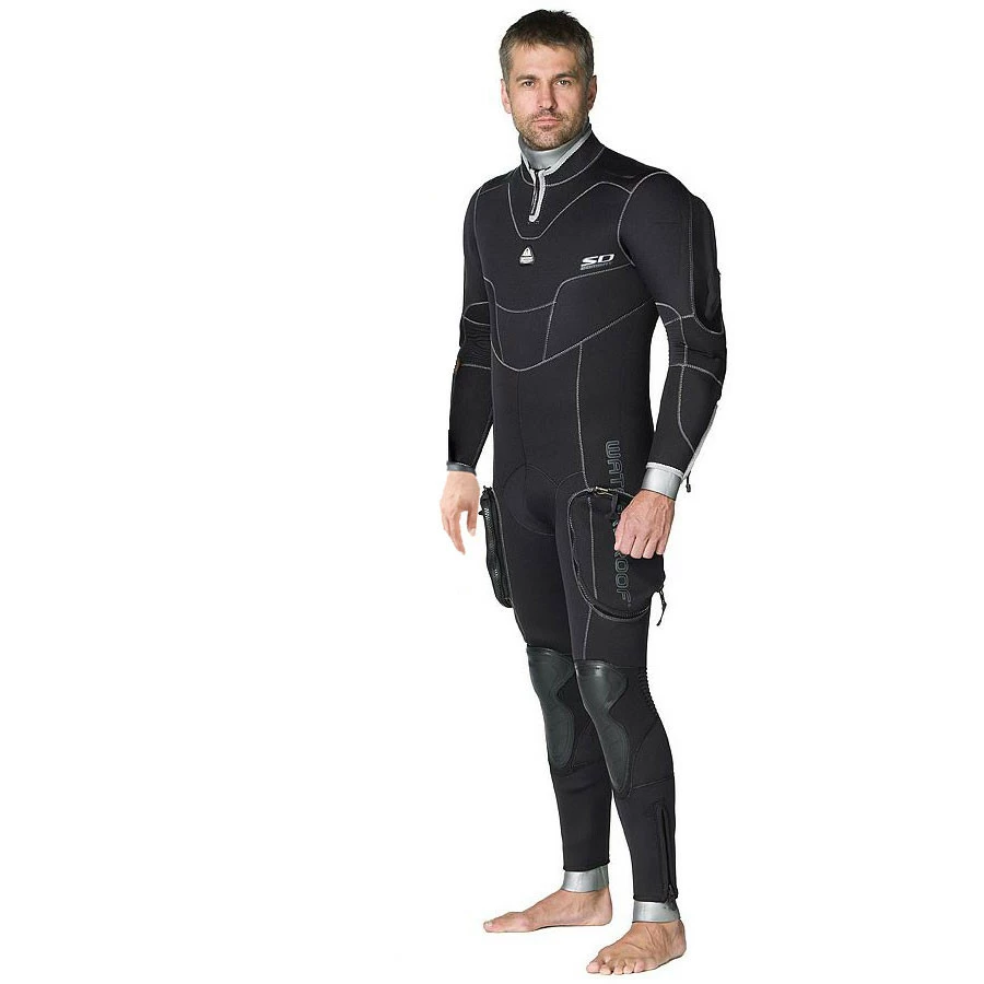 Combinaison SD COMBAT WATERPROOF 7mm Homme - Combinaison de Plongée Semi-Étanche pour Homme