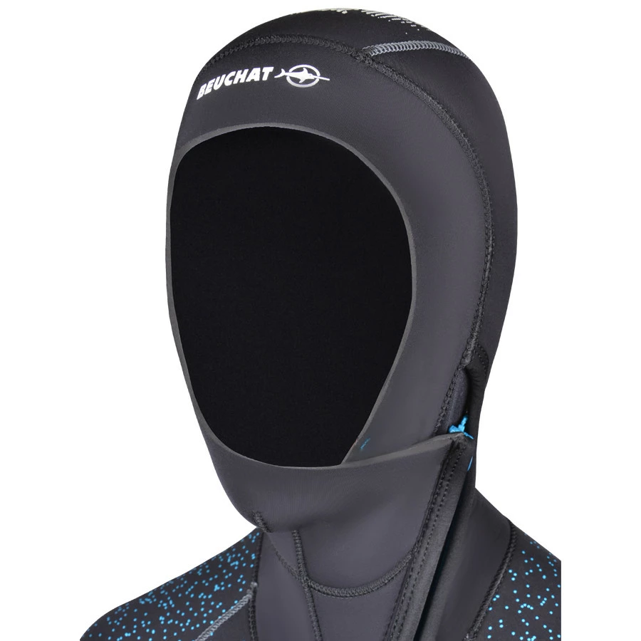 Combinaison FOCEA COMFORT 6 BEUCHAT 7mm A Cagoule Dame - Plongée Confortable pour Femme – Image 3