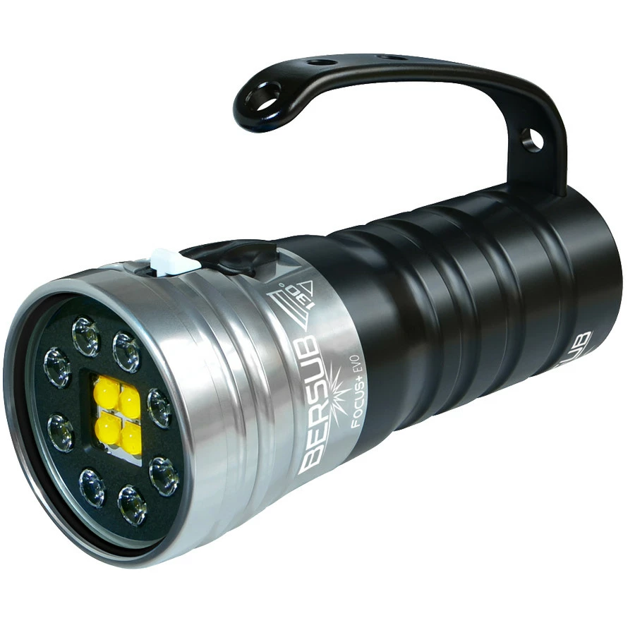 Phare FOCUS EVO + Li BERSUB - Lampe de Plongée LED Rechargeable Haute Performance – Image 2