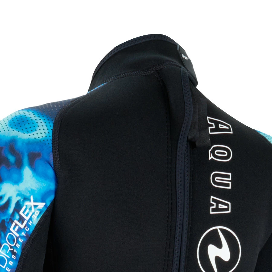 Combinaison HYDROFLEX AQUALUNG 3mm Dame Bleu - Combinaison de Plongée Élégante et Confortable – Image 3