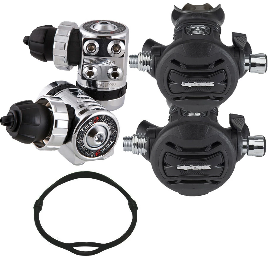 Kit Détendeur Complet TEK 3 APEKS - Détendeur de Plongée Haut de Gamme