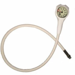Manomètre SLIM LINE OCEAMA Blanc - Manomètre de Plongée Haut de Gamme