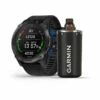 Ordinateur de Plongée Garmin Descent Mk2i - Titane Carbone avec Bracelet Elastomère et Sonde
