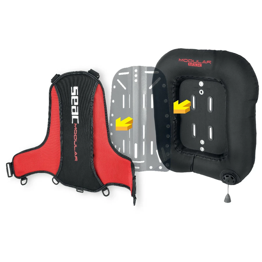 Gilet Stabilisateur de Plongée SEAC Stab MODULAR MAX - Confort et Performance – Image 4