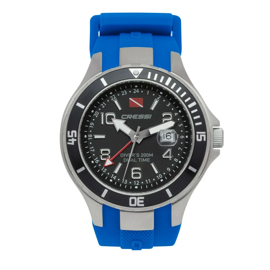 Montre TRAVELLER DUAL TIME CRESSI - Montre de Plongée avec Affichage Double Fuseau Horaire – Image 6