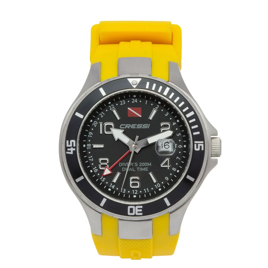 Montre TRAVELLER DUAL TIME CRESSI - Montre de Plongée avec Affichage Double Fuseau Horaire – Image 2