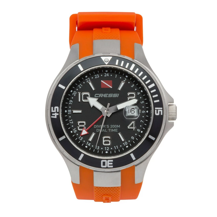 Montre TRAVELLER DUAL TIME CRESSI - Montre de Plongée avec Affichage Double Fuseau Horaire – Image 5