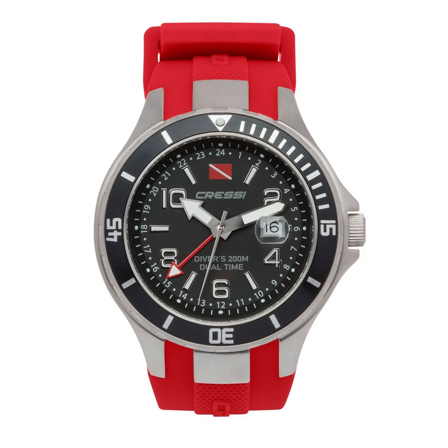 Montre TRAVELLER DUAL TIME CRESSI - Montre de Plongée avec Affichage Double Fuseau Horaire – Image 7