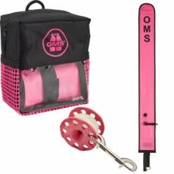 Pack Parachute OMS Rose - Accessoire de Plongée Haut de Gamme