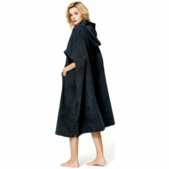 Poncho CRESSI Noir - Combinaison de Plongée Élégante et Confortable