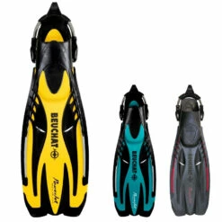 Palmes de Plongée BEUCHAT POWER JET Réglables à Ressort - Confort et Performance