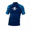 Lycra RASH GUARD AEGEAN SCUBAPRO UPF 50 - Manches Courtes Homme - Protection Solaire Plongée