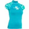 Lycra RASH GUARD CARIBBEAN SCUBAPRO UPF 50 - Manches Courtes pour Femme - Protection Solaire Plongée