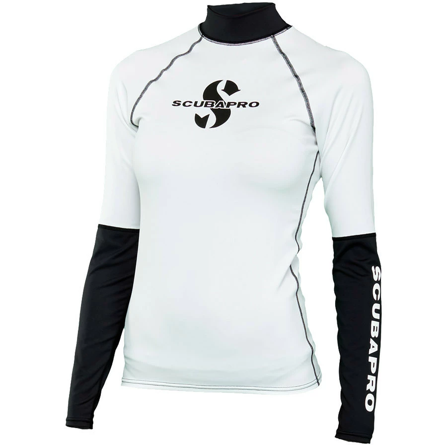 Lycra RASH GUARD SHELL SCUBAPRO UPF 50 Manches Longues Dame - Protection Solaire pour Plongée