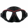 Masque de Plongée REVEAL ULTRAFIT AQUALUNG Noir Rouge - Confort Ultime et Vision Large