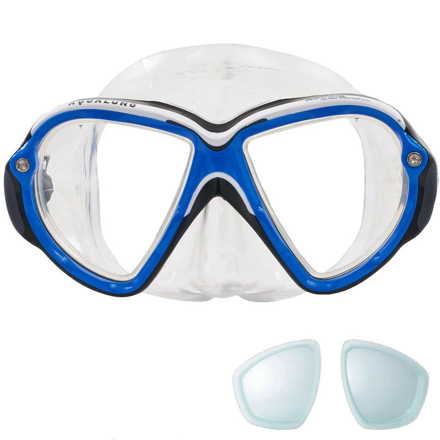 Masque REVEAL ULTRAFIT AQUALUNG + Verres POSITIFS - Masque de Plongée Confortable et Performant
