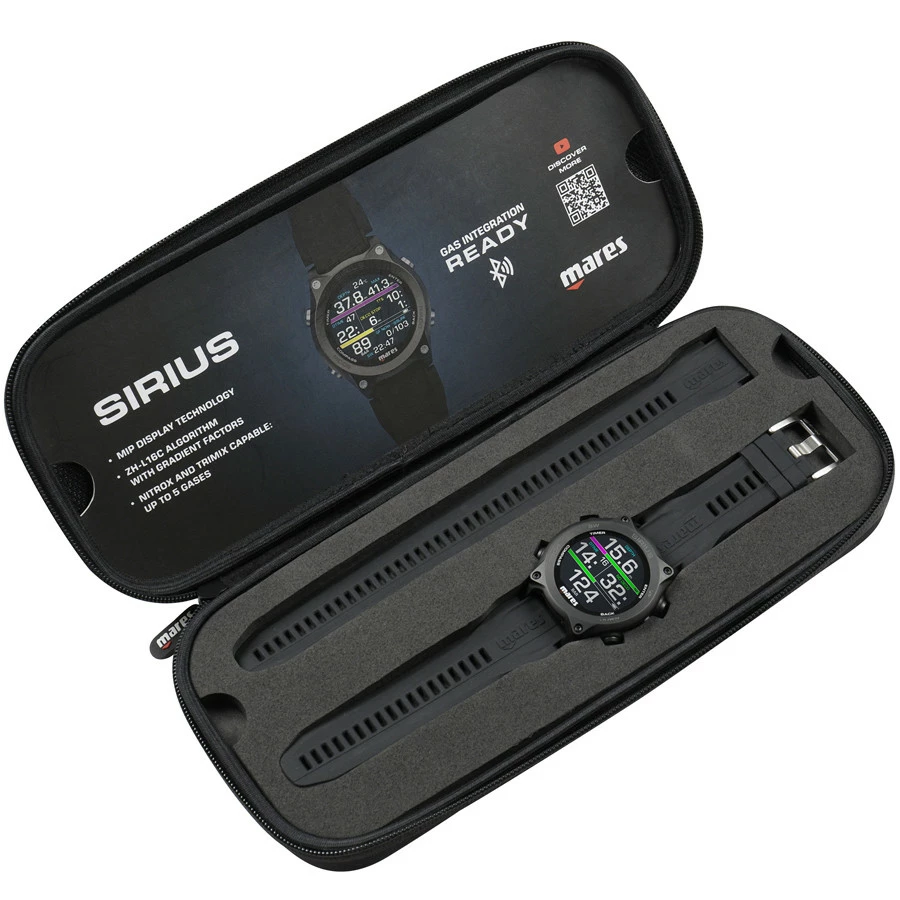 Ordinateur de Plongée SIRIUS MARES Noir - Technologie Avancée pour Plongeurs – Image 5