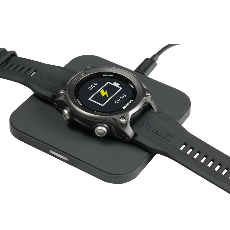 Ordinateur de Plongée SIRIUS MARES Noir - Technologie Avancée pour Plongeurs – Image 3