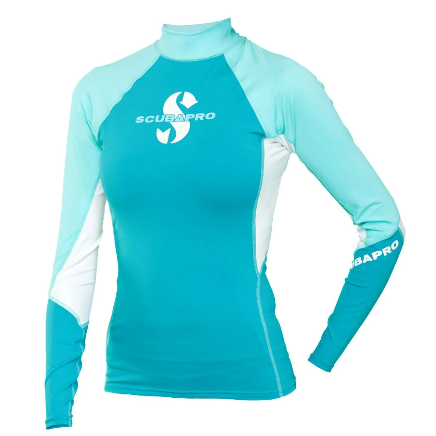 Combinaison de Plongée Lycra T FLEX CARBBEAN SCUBAPRO UPF 80 Manches Longues pour Femme - Protection Solaire Optimale