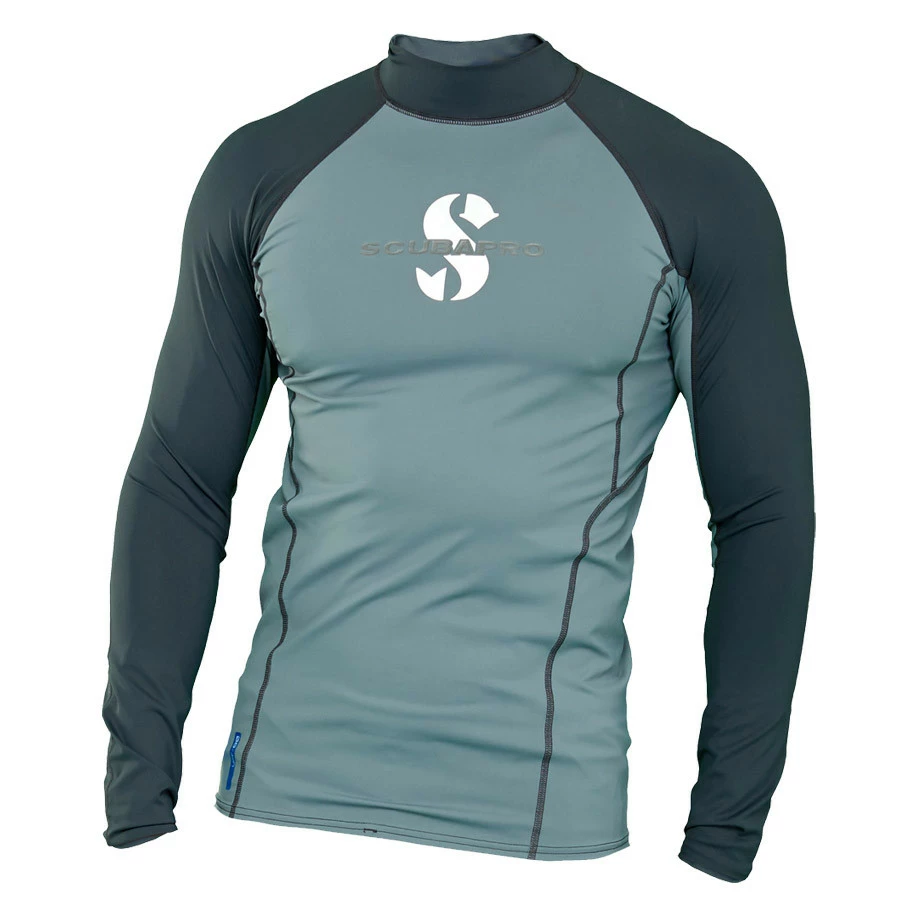 Combinaison de Plongée Lycra T FLEX GARPHITE SCUBAPRO UPF 80 Manches Longues pour Homme - Protection Solaire Optimale