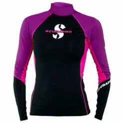 Lycra T FLEX JEWEL SCUBAPRO UPF 80 Manches Longues Dame - Combinaison de Plongée Haut de Gamme