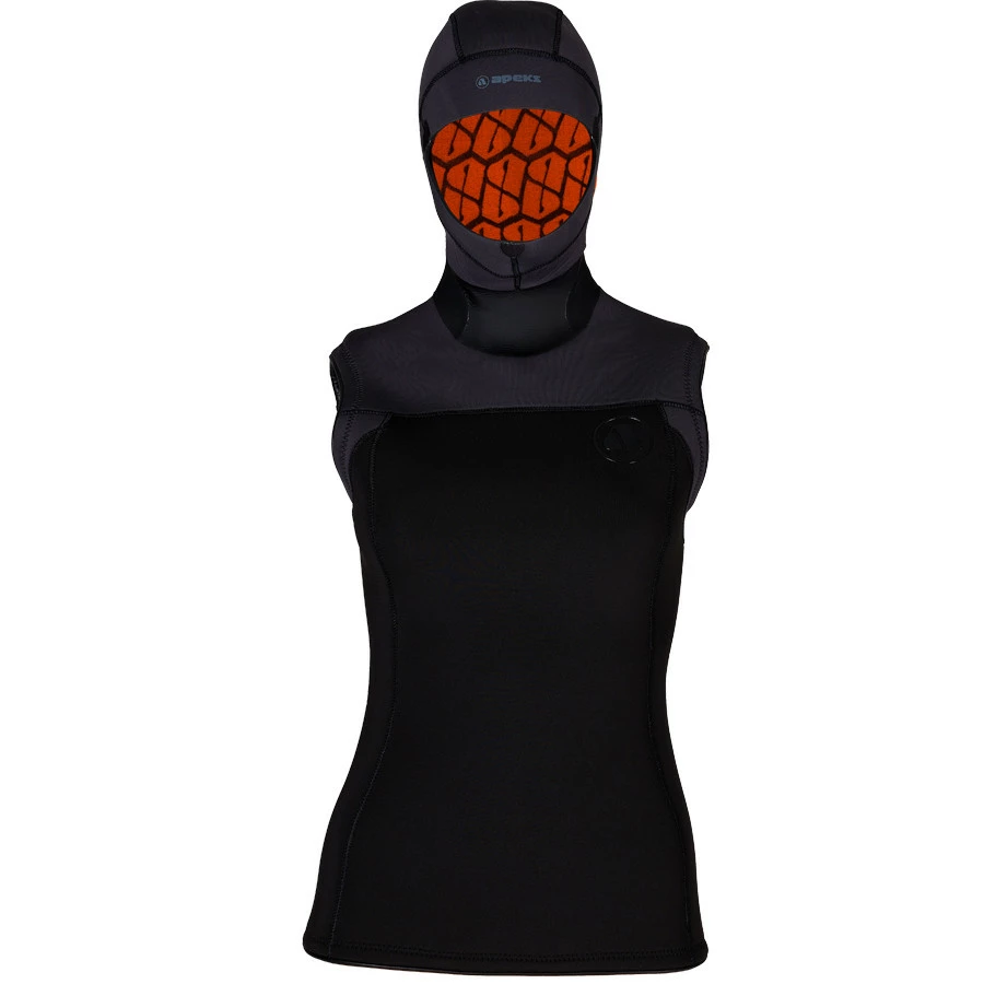 Sous Veste APEKS à Cagoule 5-4mm Dame - Combinaison de Plongée pour Femme