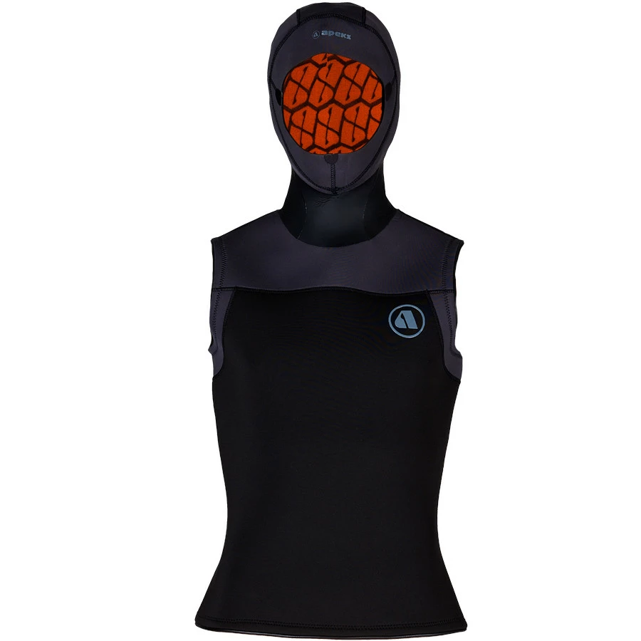 Sous Veste APEKS à Cagoule 5-4mm Homme - Combinaison de Plongée Confortable et Résistante