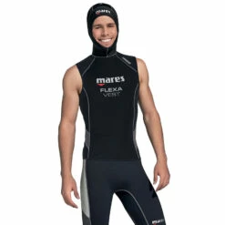 Sous Veste FLEXA MARES 5-3mm Homme à Cagoule - Combinaison de Plongée Haut de Gamme