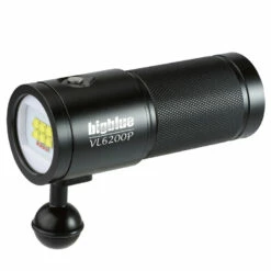 Phare VL6200 P BIGBLUE - Lampe de Plongée Puissante pour Photo et Vidéo Sous-Marine