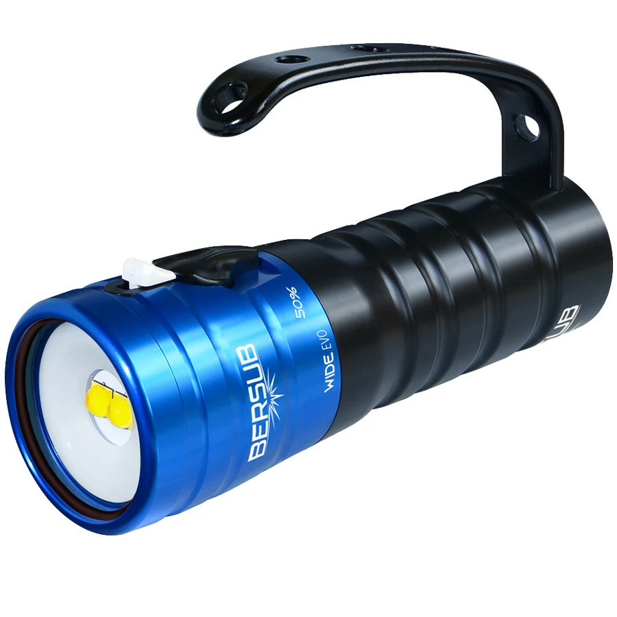 Phare WIDE EVO Li BERSUB - Lampe de Plongée LED Puissante et Étanche