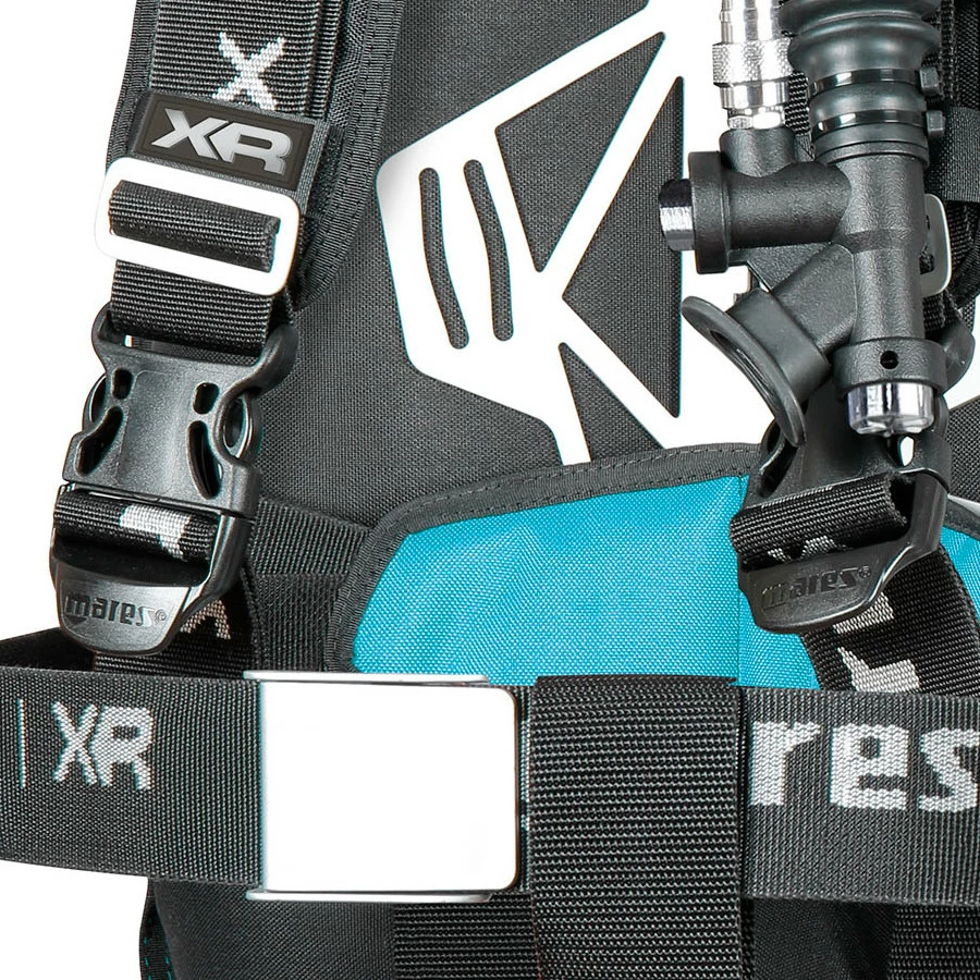 Mares Harnais XR-REC TRIM SINGLE BACKMOUNT SET Blanc - Gilet Stabilisateur de Plongée – Image 3