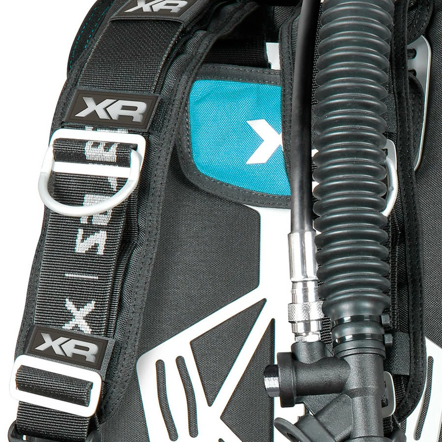 Mares Harnais XR-REC TRIM SINGLE BACKMOUNT SET Bleu - Gilet Stabilisateur de Plongée – Image 3