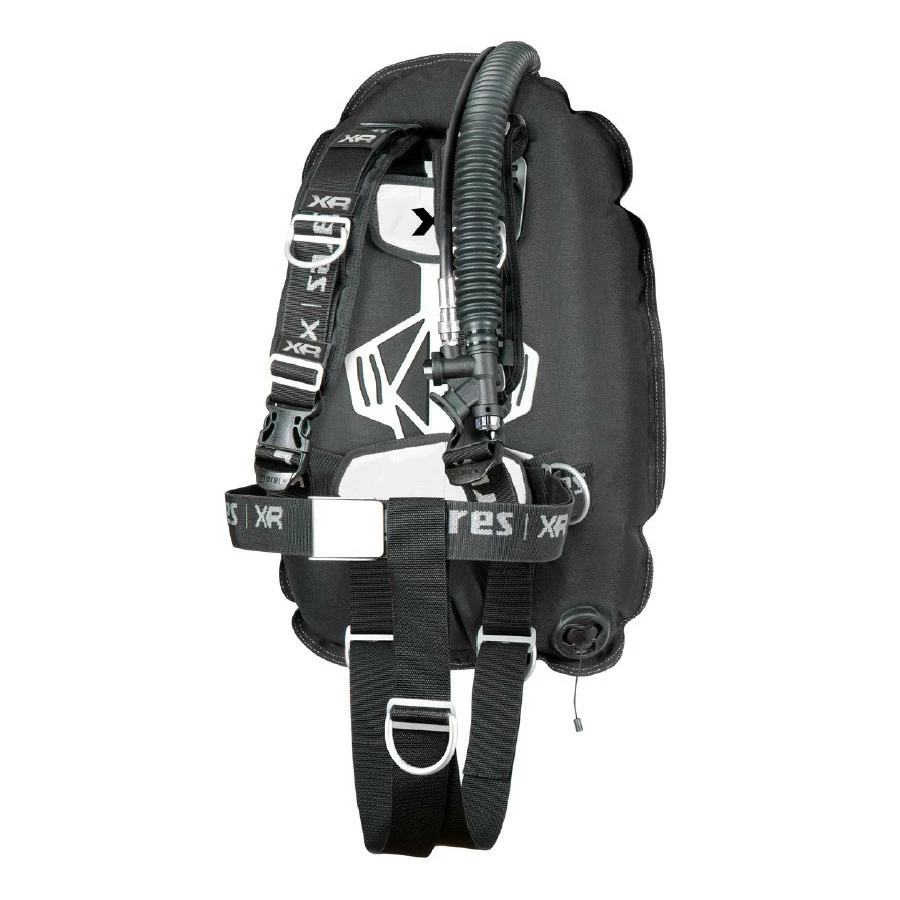 Mares Harnais XR-REC TRIM SINGLE BACKMOUNT SET Blanc - Gilet Stabilisateur de Plongée